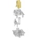 Set 55 contacte personalizate AQIRYS - HaiMu Crystal Yellow (Super Silent)