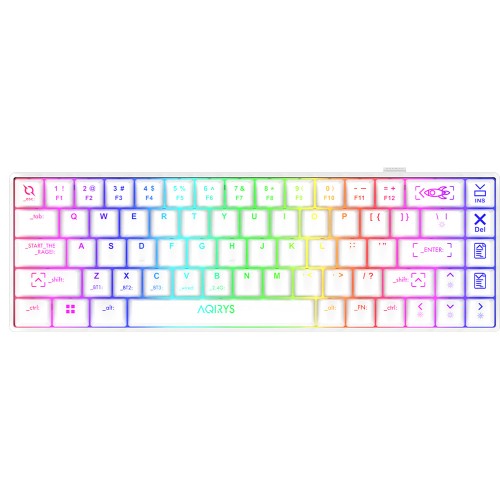 Tastatura wireless AQIRYS Mira White 2.0