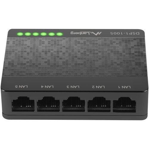 Switch Lanberg 5 porturi 1Gbps (DSP1-1005)
