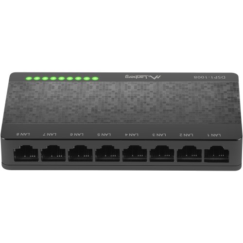 Switch Lanberg 8 porturi 1Gbps (DSP1-1008)